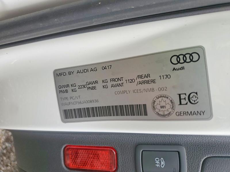 Продажа на аукционе авто 2018 Audi A5, vin: WAUFNCF56JA008936, номер лота: 64750896