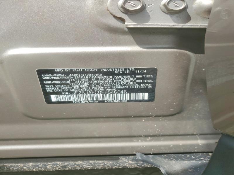 Aukcja sprzedaży 2015 Subaru Forester, vin: JF2SJAFC0FH546046, numer aukcji: 63311456