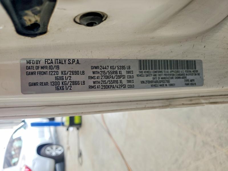 Auction sale of the 2020 Ram Promaster City, vin: ZFBHRFAB1L6P65766, lot number: 60896056