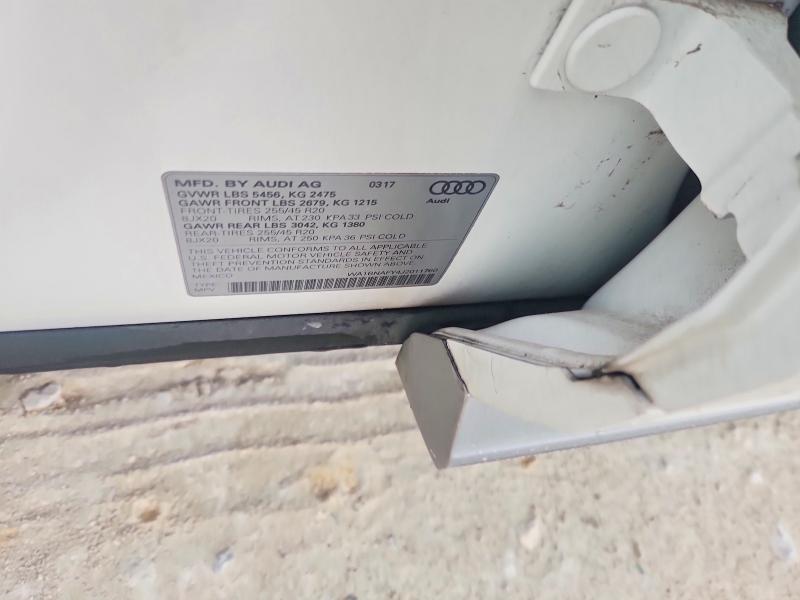 Aukcja sprzedaży 2018 Audi Q5, vin: WA1BNAFY4J2011760, numer aukcji: 63343186