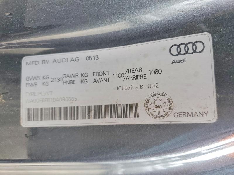 Продажа на аукционе авто 2013 Audi A5, vin: WAUDFBFR1DA080665, номер лота: 65696156