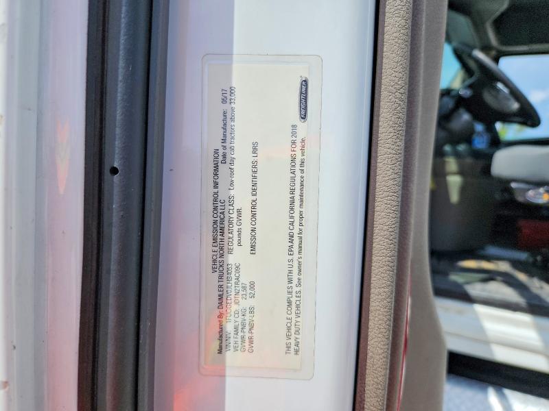 65948986 :رقم المزاد ، 1FUGGEDV0JLHB4053 vin ، 2018 Freightliner Cascadia 125 مزاد بيع