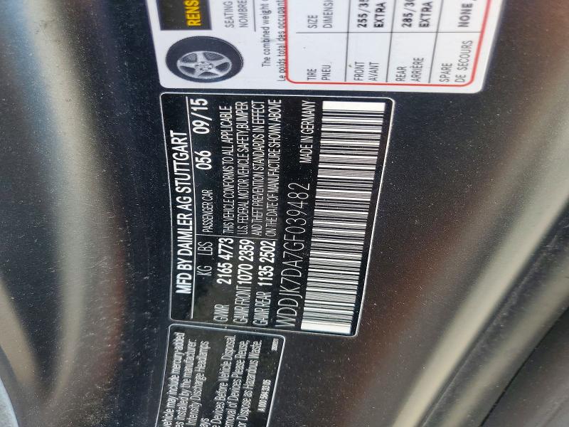 Aukcja sprzedaży 2016 Mercedes-benz Sl, vin: WDDJK7DA7GF039482, numer aukcji: 65548436