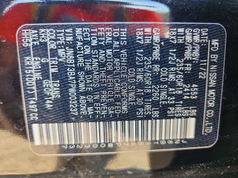 Продажа на аукционе авто 2023 Nissan Rogue, vin: JN8BT3BA7PW003237, номер лота: 64384656