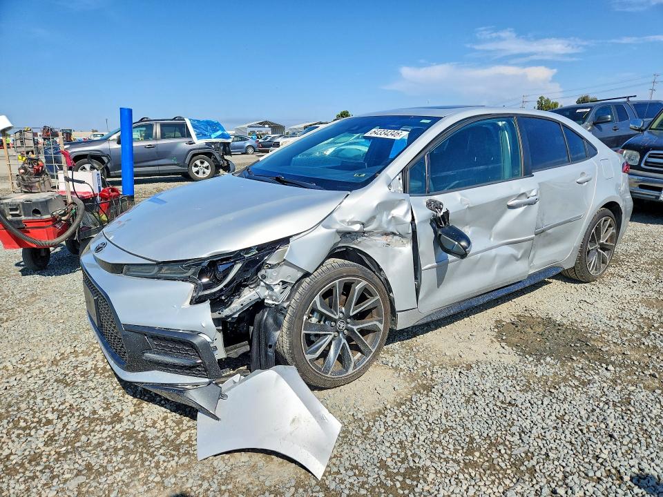 Продаж на аукціоні авто 2021 Toyota Corolla, vin: 5YFT4MCE8MP076741, номер лоту: 64334346