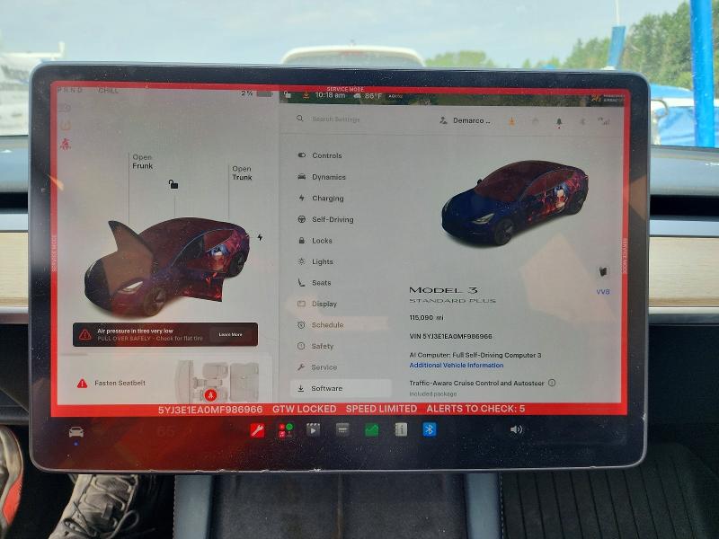 Продаж на аукціоні авто 2021 Tesla Model 3, vin: 5YJ3E1EA0MF986966, номер лоту: 63318706