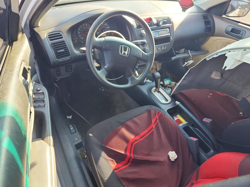 2001 Honda Civic მანქანა იყიდება აუქციონზე, vin: 2HGES16581H583540, აუქციონის ნომერი: 66202666