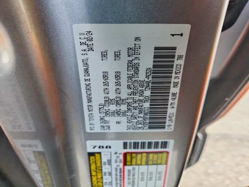 67204656 :رقم المزاد ، 3TYKB5FN5RT002313 vin ، 2024 Toyota Tacoma مزاد بيع