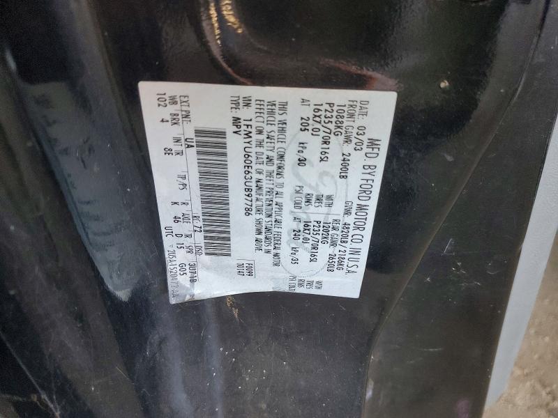 Aukcja sprzedaży 2003 Ford Explorer, vin: 1FMYU60E63UB97786, numer aukcji: 66200576
