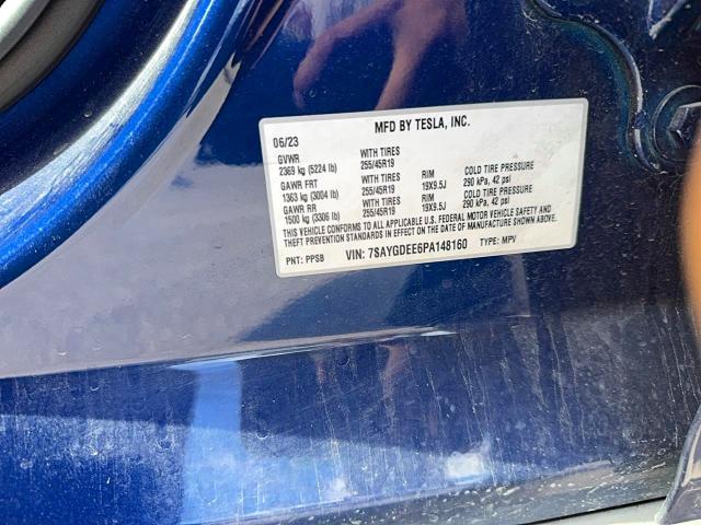 Продажа на аукционе авто 2023 Tesla Model Y, vin: 7SAYGDEE6PA148160, номер лота: 64961376