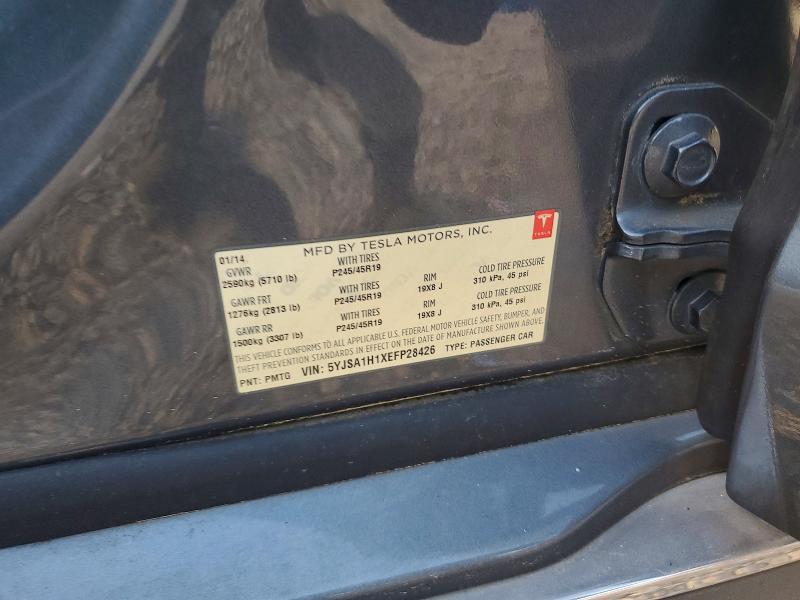 Продажа на аукционе авто 2014 Tesla Model S, vin: 5YJSA1H1XEFP28426, номер лота: 64581816