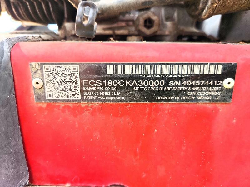 Auction sale of the 2021 Exmark Mower, vin: 404574412, lot number: 65836216