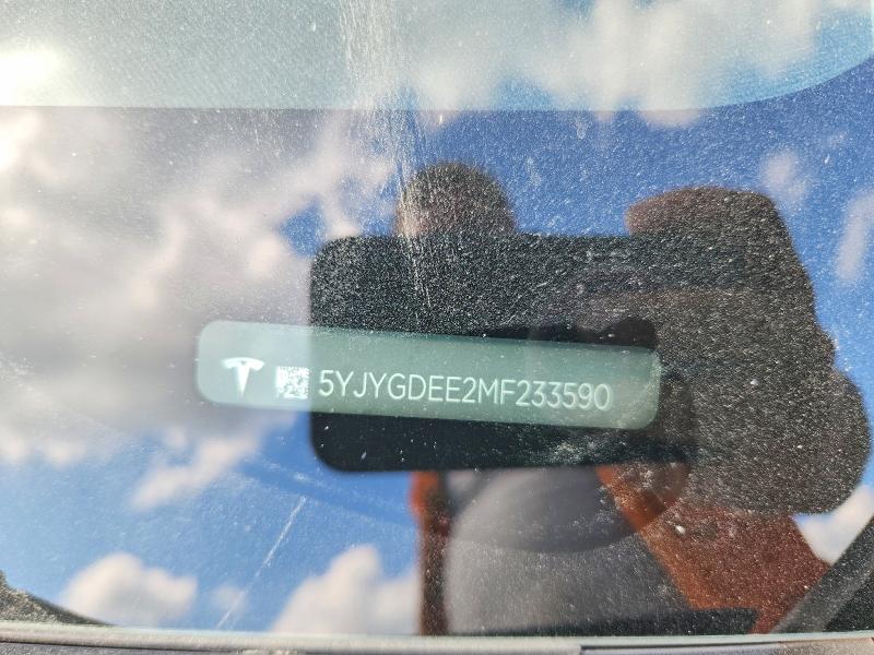 Aukcja sprzedaży 2021 Tesla Model Y, vin: 5YJYGDEE2MF233590, numer aukcji: 64215776