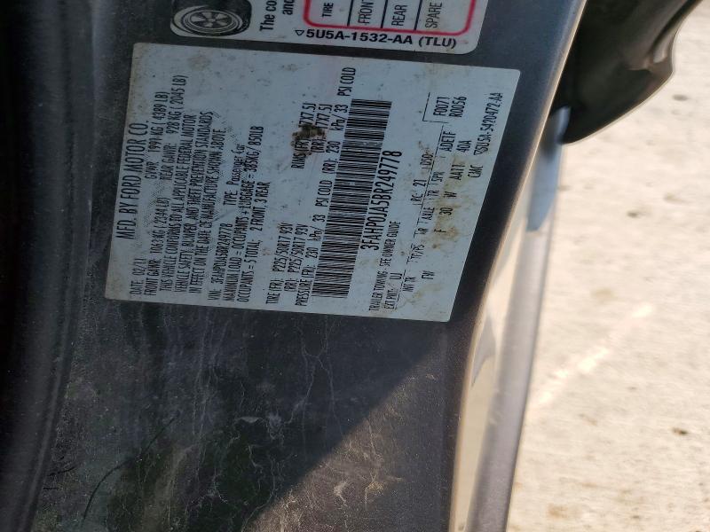 Продажа на аукционе авто 2011 Ford Fusion, vin: 3FAHP0JA5BR249778, номер лота: 64394916