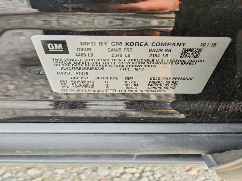 Продаж на аукціоні авто 2016 Buick Encore, vin: KL4CJESB4GB556326, номер лоту: 64988506