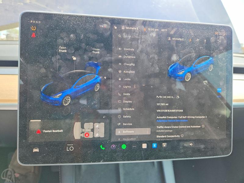 64433186 :رقم المزاد ، 5YJ3E1EA4NF371368 vin ، 2022 Tesla Model 3 مزاد بيع