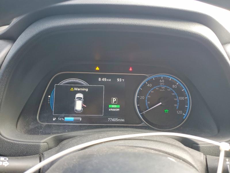 63915486 :رقم المزاد ، 1N4AZ1CPXKC300354 vin ، 2019 Nissan Leaf مزاد بيع