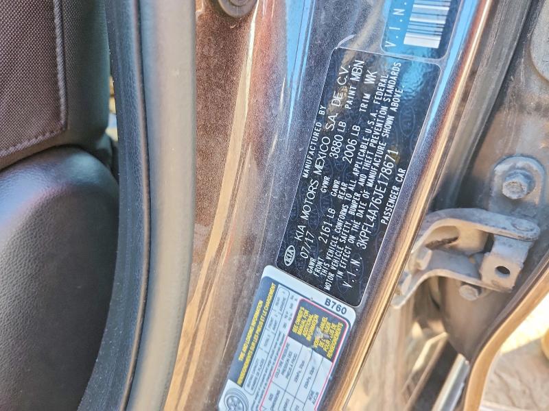 Aukcja sprzedaży 2018 Kia Forte, vin: 3KPFL4A76JE178671, numer aukcji: 65444676