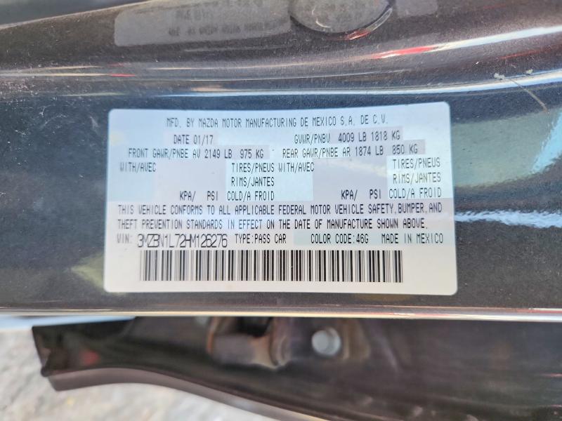 Продаж на аукціоні авто 2017 Mazda 3, vin: 3MZBN1L72HM126276, номер лоту: 65826286