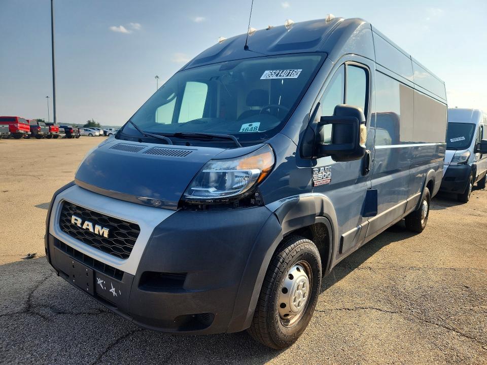 2020 Ram Promaster 3500 მანქანა იყიდება აუქციონზე, vin: 3C6URVJG1LE147026, აუქციონის ნომერი: 65214016