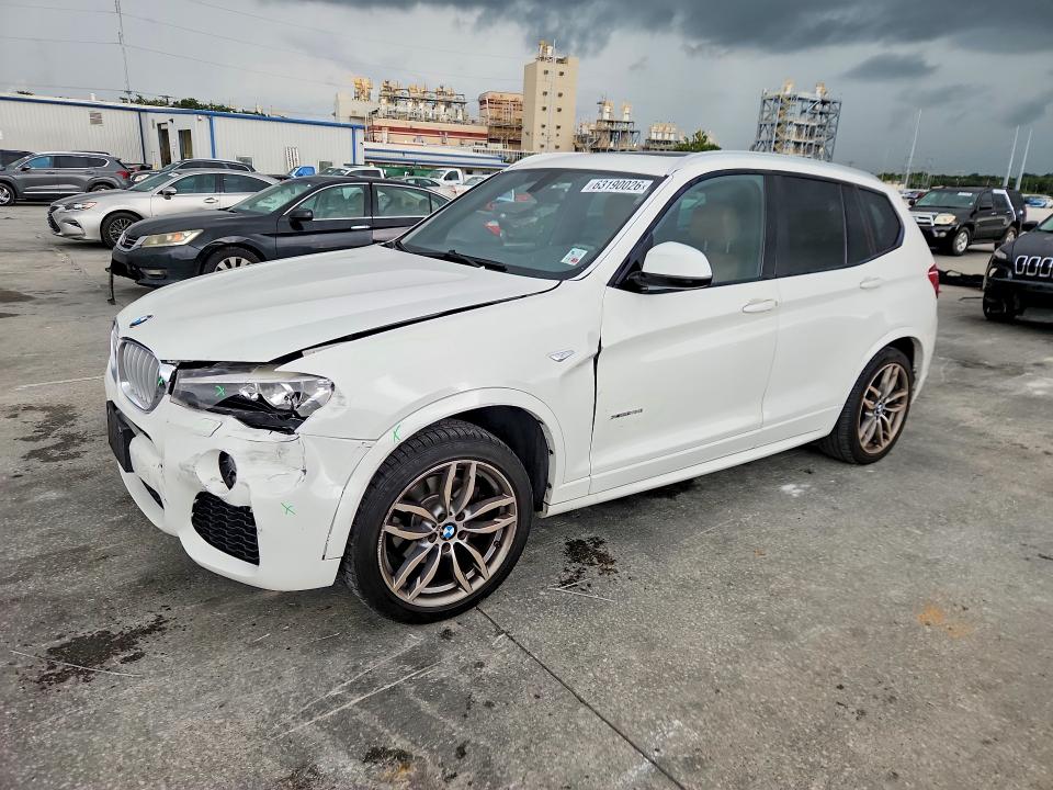 2017 Bmw X3 მანქანა იყიდება აუქციონზე, vin: 5UXWX9C31H0W71509, აუქციონის ნომერი: 63190026