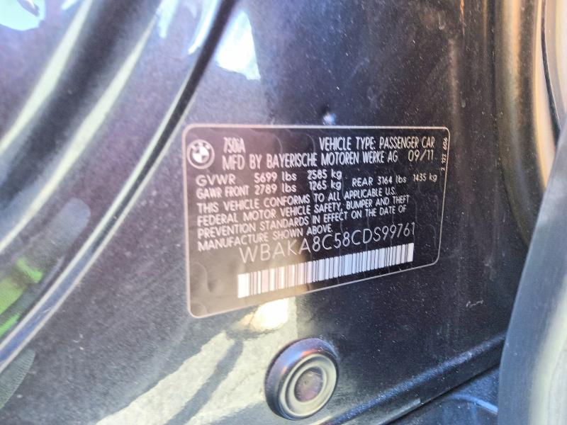 65669286 :رقم المزاد ، WBAKA8C58CDS99761 vin ، 2012 Bmw Alpina B7 مزاد بيع