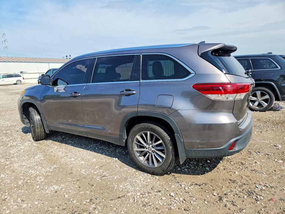 2019 Toyota Highlander მანქანა იყიდება აუქციონზე, vin: 5TDJZRFH6KS947281, აუქციონის ნომერი: 64187566