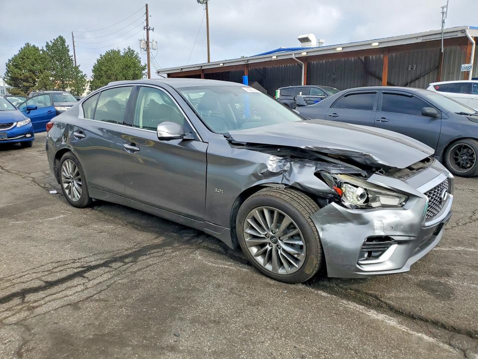 2018 Infiniti Q50 მანქანა იყიდება აუქციონზე, vin: JN1EV7AR1JM438410, აუქციონის ნომერი: 63252366