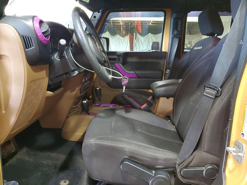 Продаж на аукціоні авто 2014 Jeep Wrangler Unlimited, vin: 1C4HJWEG3EL136394, номер лоту: 66024876