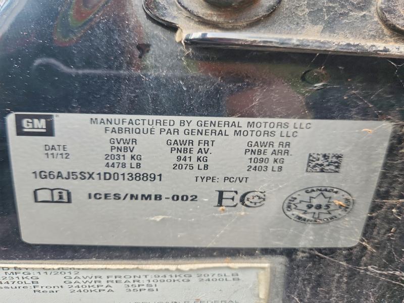 Продажа на аукционе авто 2013 Cadillac Ats, vin: 1G6AJ5SX1D0138891, номер лота: 64301836