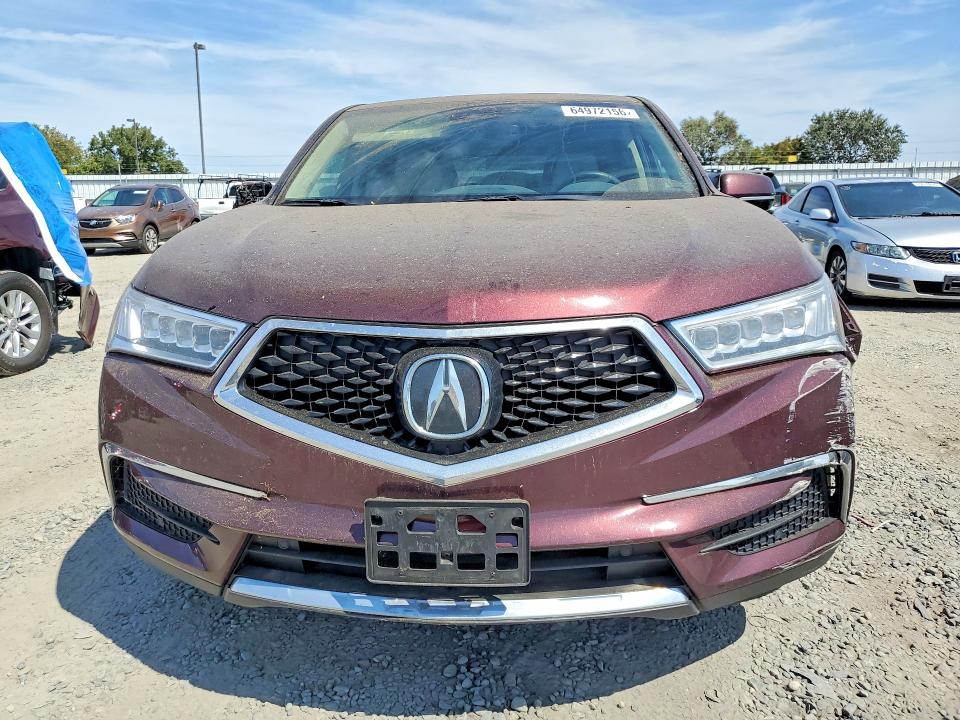 64972156 :رقم المزاد ، 5FRYD3H38HB001366 vin ، 2017 Acura Mdx مزاد بيع