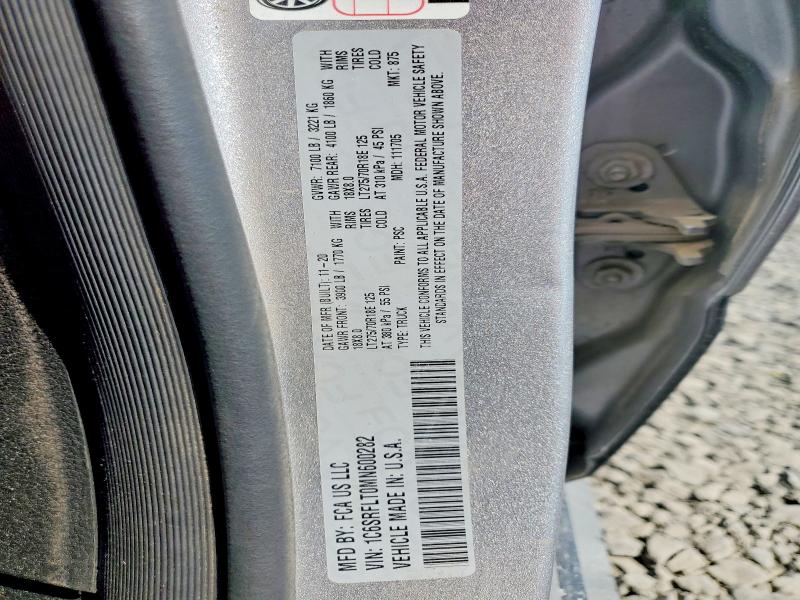 2021 Ram 1500 მანქანა იყიდება აუქციონზე, vin: 1C6SRFLT0MN600282, აუქციონის ნომერი: 66091526