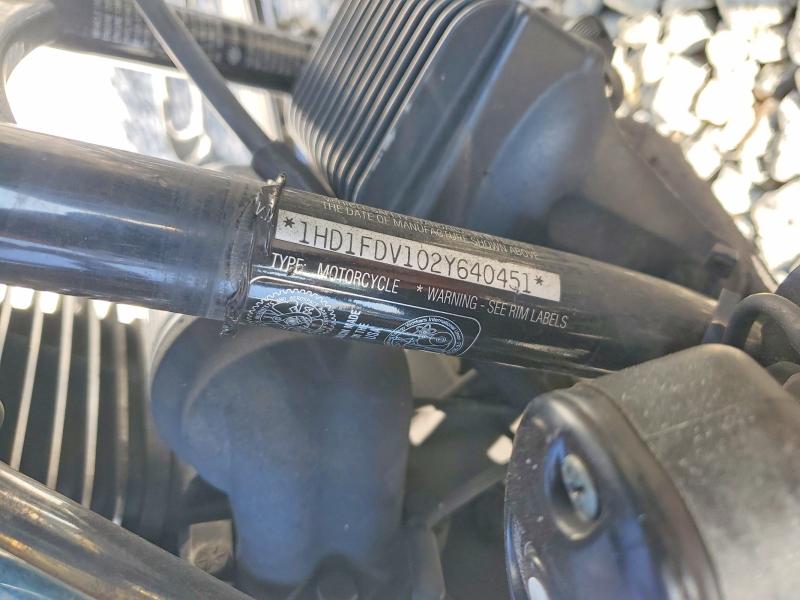 2002 Harley-davidson Flhr მანქანა იყიდება აუქციონზე, vin: 1HD1FDV102Y640451, აუქციონის ნომერი: 66754886