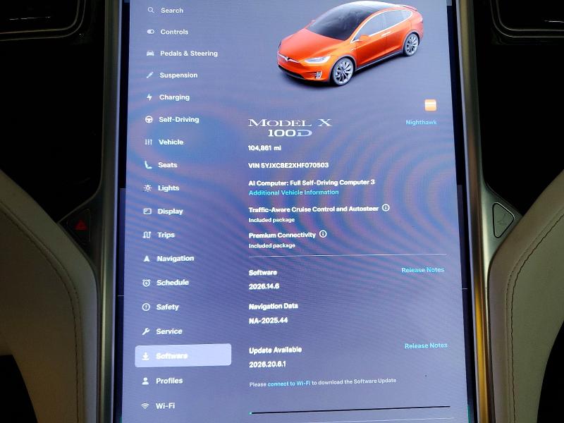 Продажа на аукционе авто 2017 Tesla Model X, vin: 5YJXCBE2XHF070503, номер лота: 65020606