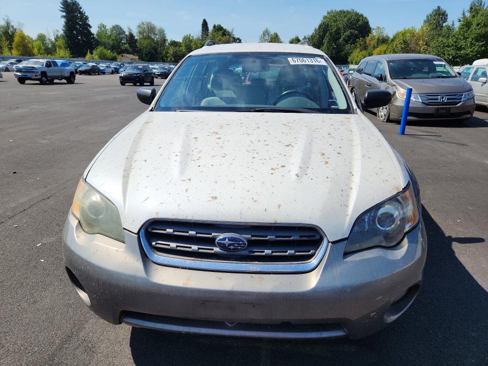 2005 Subaru Legacy მანქანა იყიდება აუქციონზე, vin: 4S4BP61C957331637, აუქციონის ნომერი: 67061316