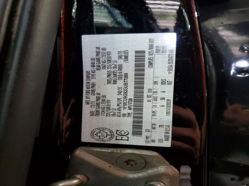 64768756 :رقم المزاد ، 1FMCU9G92GUB77089 vin ، 2016 Ford Escape مزاد بيع