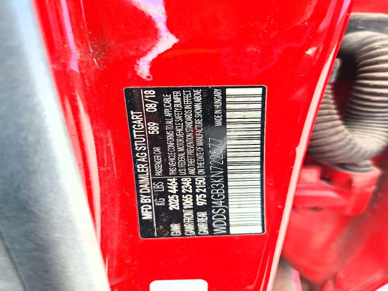 Aukcja sprzedaży 2019 Mercedes-benz Cla, vin: WDDSJ4GB3KN722577, numer aukcji: 65439356