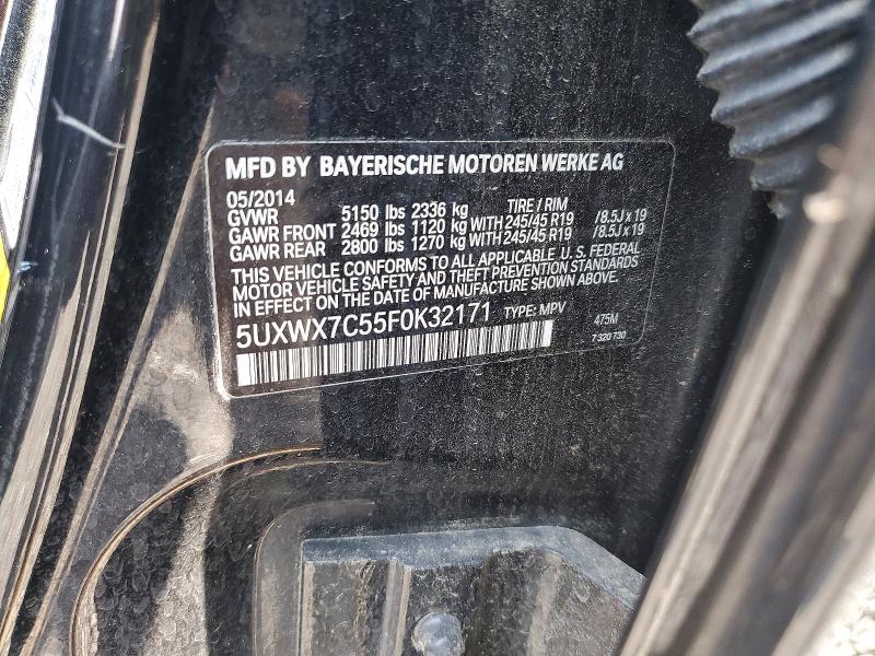 Продаж на аукціоні авто 2015 Bmw X3, vin: 5UXWX7C55F0K32171, номер лоту: 64932356