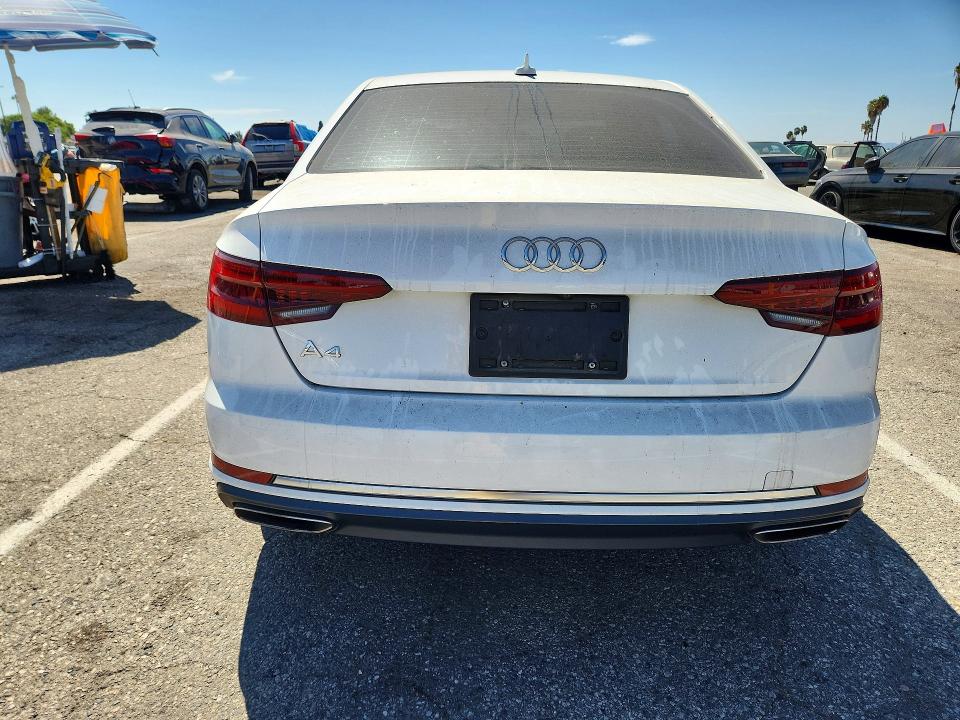 2019 Audi A4 მანქანა იყიდება აუქციონზე, vin: WAUGMAF40KN011747, აუქციონის ნომერი: 66306516