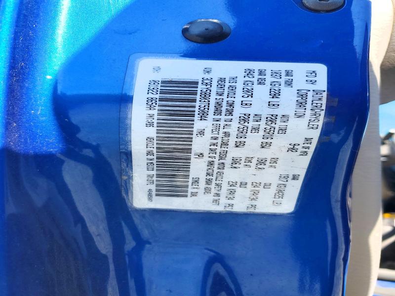 Aukcja sprzedaży 2003 Chrysler Pt Cruiser, vin: 3C8FY58B03T550844, numer aukcji: 64855816
