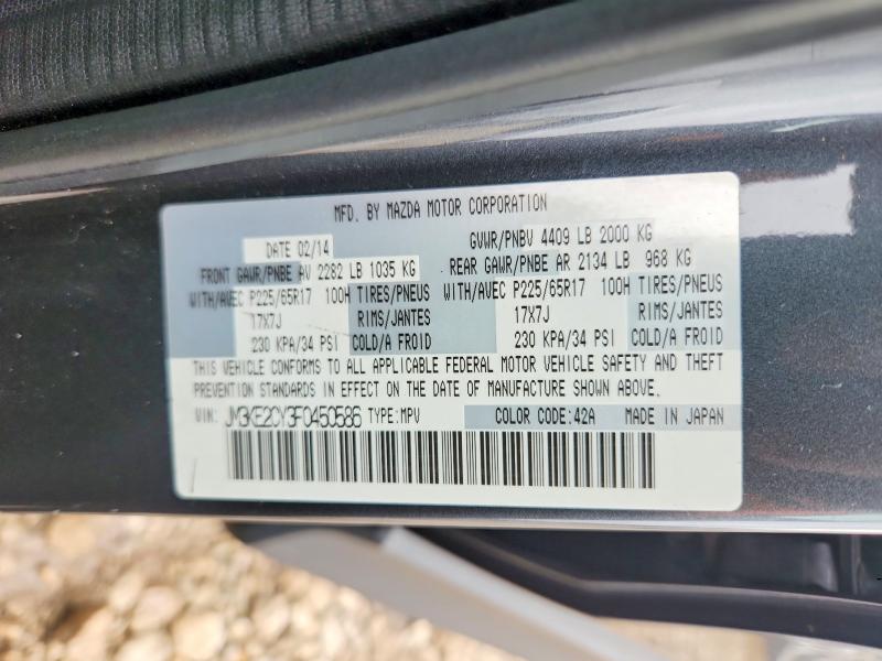 Продаж на аукціоні авто 2015 Mazda Cx-5, vin: JM3KE2CY3F0450586, номер лоту: 65007296