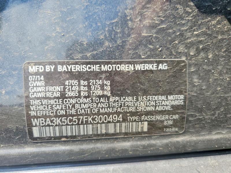 Продажа на аукционе авто 2015 Bmw 328, vin: WBA3K5C57FK300494, номер лота: 65038786