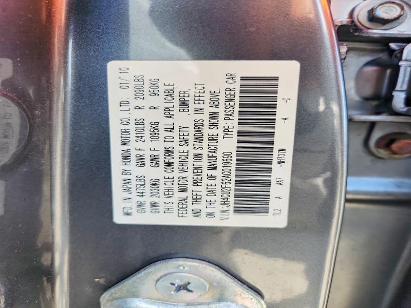Продаж на аукціоні авто 2010 Acura Tsx, vin: JH4CU2F62AC019690, номер лоту: 65882486