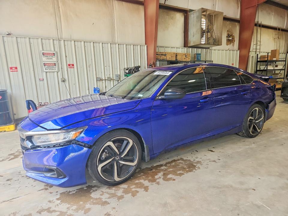 Auction sale of the 2021 Honda Accord, vin: 1HGCV2F30MA004501, lot number: 64596066