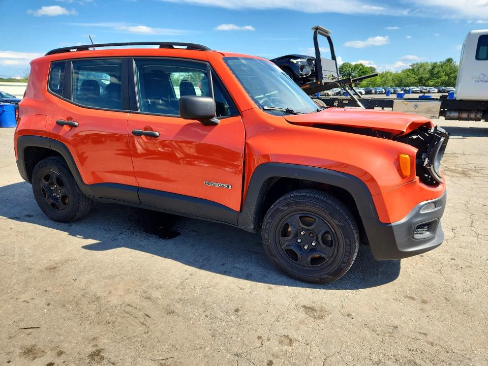 Продажа на аукционе авто 2018 Jeep Renegade, vin: ZACCJBAH2JPJ05769, номер лота: 63534836