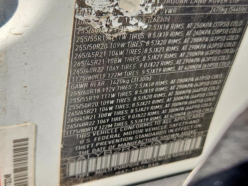 Продажа на аукционе авто 2018 Land Rover Range Rover Velar, vin: SALYB2RX5JA732248, номер лота: 63866546