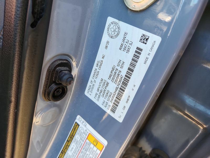 2020 Honda Cr-v მანქანა იყიდება აუქციონზე, vin: 2HKRW2H49LH236047, აუქციონის ნომერი: 63380766