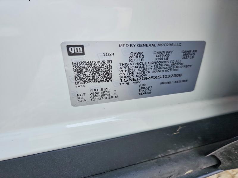 66624776 :رقم المزاد ، 1GNERGRSXSJ132308 vin ، 2025 Chevrolet Traverse مزاد بيع