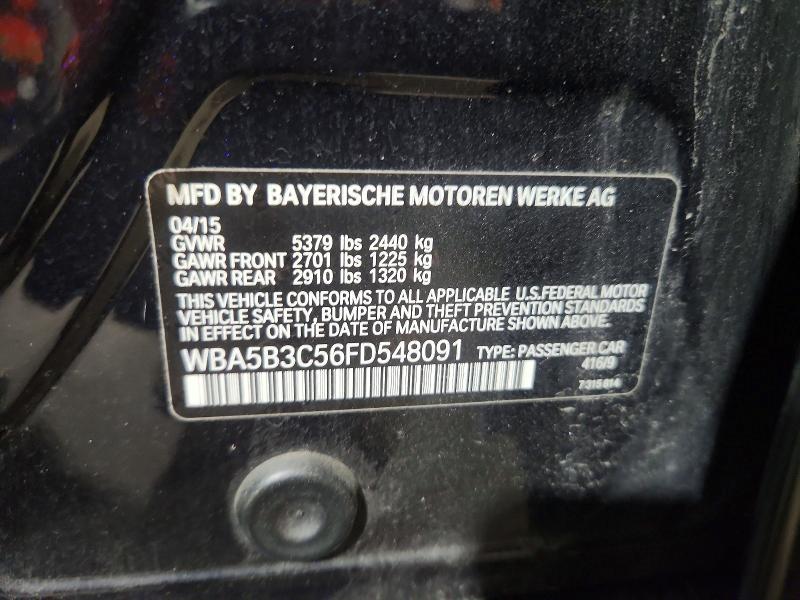 Aukcja sprzedaży 2015 Bmw 535, vin: WBA5B3C56FD548091, numer aukcji: 66392906