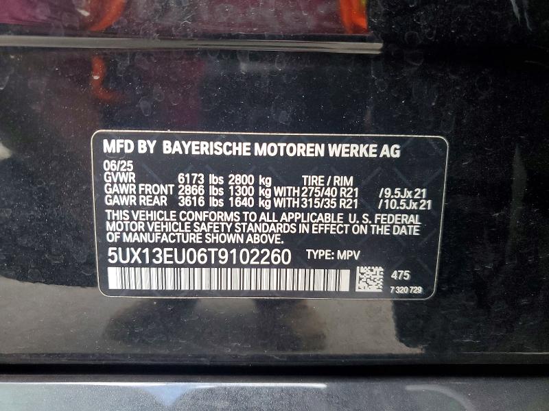 Aukcja sprzedaży 2026 Bmw X5, vin: 5UX13EU06T9102260, numer aukcji: 63980376